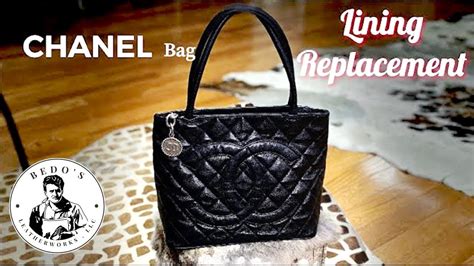 leather Chanel bag repair